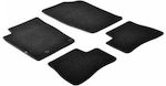 Lampa Set of Front and Rear Mats 4pcs from Carpet for Peugeot 206 Black