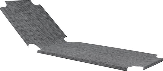 HomeMarkt Плат За Шезлонг Textline Сив 200x62см