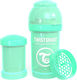 Twistshake Πλαστικό Μπιμπερό Pastel Green Μπιμπερό Κατά των Κολικών Κατά των Κολικών με Θηλή Σιλικόνης Πράσινο 180ml