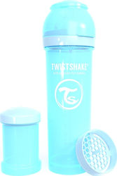 Twistshake Set aus Plastikflaschen Pastel Gegen Koliken mit Silikonsauger für 0+, 0+ m, Monate Blue 330ml 2Stück
