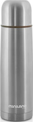 Miniland Steel ML Flasche Thermosflasche Rostfreier Stahl BPA-frei Silber 500ml mit Kappenbecher