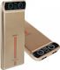 Remax Kincree RPP-18 Power Bank 10000mAh 60W με 2 Θύρες USB-A Χρυσό