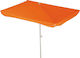 Summer Club Bahamas II Beach Umbrella Orange Diameter 1.9m with UV Protection Orange