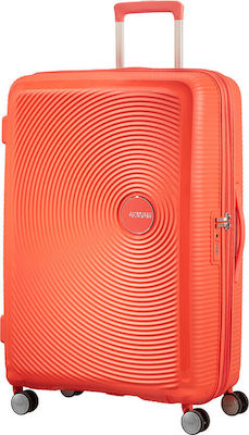 American Tourister Soundbox Spinner Exp Large Suitcase H77cm Orange