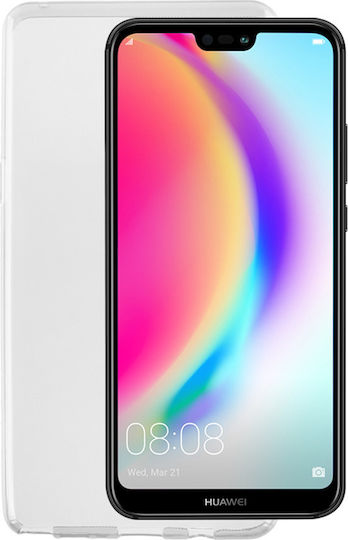 Idol 1991 Air Slim Umschlag Rückseite Silikon Transparent (Huawei P20 Lite)