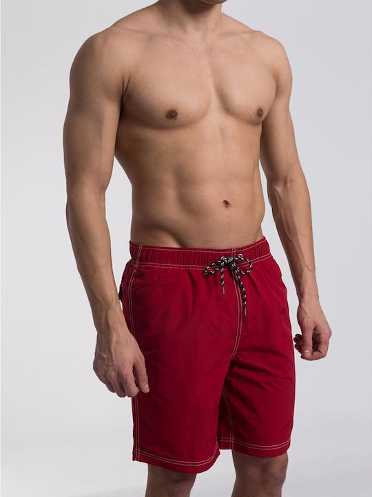 Men's Swimwear Bermuda Red