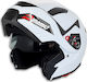 STR Dynamic Flip-Up Helmet with Sun Visor ECE 22.05 White 24065