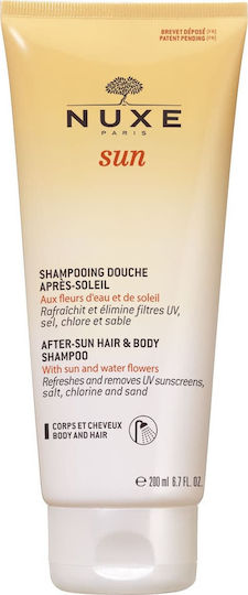 Nuxe After-sun Hair & Body Shampoo Αφρόλουτρο σε Gel Ενυδατικό 200ml