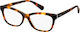 Max & Co Women's Acetate Brown Tortoise Prescription Eyeglass Frame 373 086