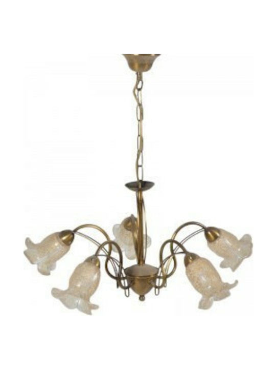 Homeplus Londra Bronze Pendant Chandelier Bronze