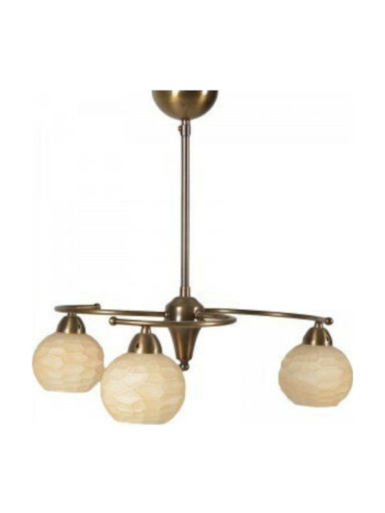 Homeplus Roma Bronze Pendant Light Three-Light Bronze