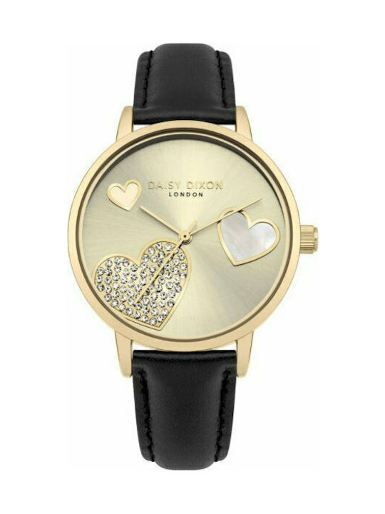 Daisy Dixon Hollie Watch with Black Leather Strap