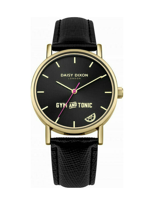 Daisy Dixon Blare Watch with Black Leather Strap