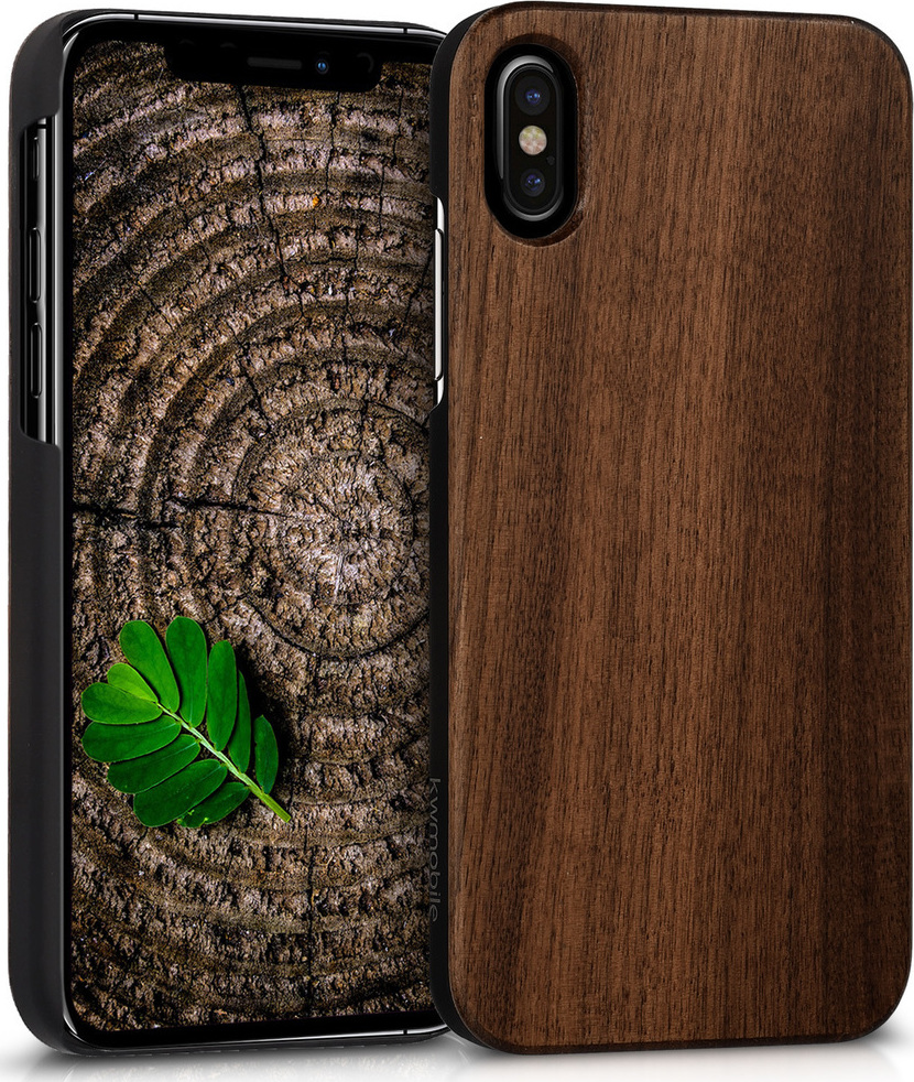 KWmobile Wooden Back Cover (iPhone X/Xs) Skroutz.gr
