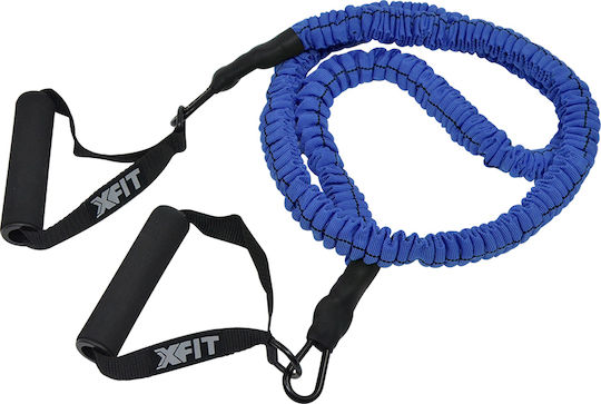 X-Treme Stores Latex High End 7x12x1250mm Gymtube Resistance Band Very Hard with Handles Blue