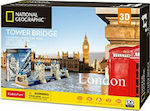 National Geographic Tower Bridge Пъзел 3D 120 Комати