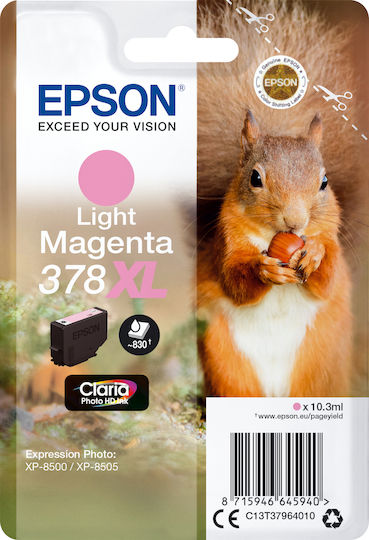 Epson 378XL Original Cerneală Imprimantă InkJet Magenta deschis (C13T37964010)