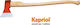 Kapriol 50265 Shredding Axe Length 90cm and Weight 1.6kg with Wooden Handle