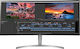 LG 38WK95C-W Ultrawide IPS HDR Curved Monitor 38" QHD 3840x1600 με Χρόνο Απόκρισης 5ms GTG
