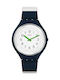 Swatch Skinfunky Watch with Blue Rubber Strap