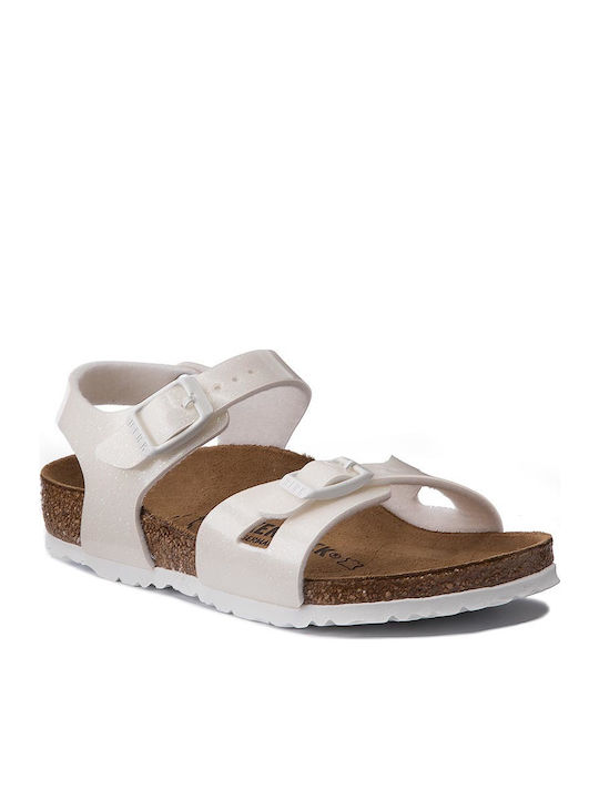 Birkenstock Παιδικά Πέδιλα Rio Ανατομικά Λευκά