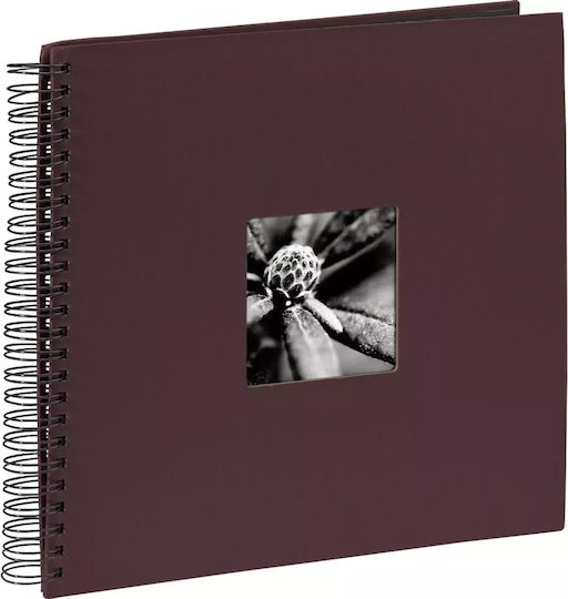 HAMA Photo Album Fine Art Wire-o 50 Pages for 300 Photos Burgundy