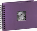 HAMA Album Fine Art 50 Pages for 50 Photos Photos of Size 10x15cm Purple 24x17cm