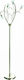 Inlight Vintage Floor Lamp H188xW35cm. with Socket for Bulb G9 Nickel Matt