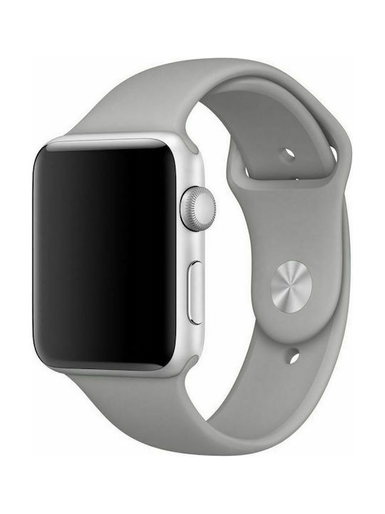 Tech-Protect Smoothband Λουράκι Σιλικόνης με Pin Γκρι (Apple Watch 42/44/45mm/Ultra 49mm)