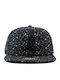 Speckle Men's Snapback Cap Black