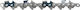 Oregon 75DX-66E Chainsaw Chain with Pitch 3/8", Gauge .063"-1.6mm & Number of Guides 66E