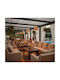 GloboStar Bahamas Light Wood Pendant Light Beige Bell with Socket E27 30cm