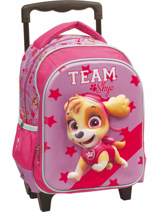 Gim Paw Patrol Best Pups Kindergarten School Trolley Bag Pink