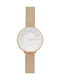 Skagen Karolina Watch with Pink Gold Metal Bracelet