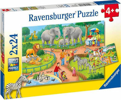 Kids Puzzle A Day at the Zoo for 4++ Years 48pcs Ravensburger