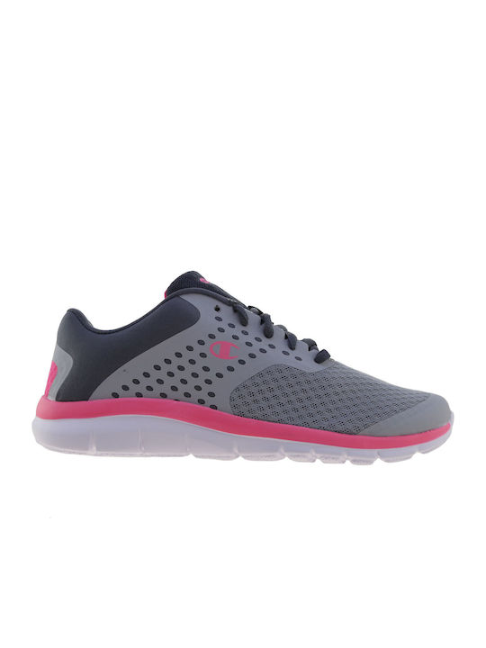 Low Cut Alpha G Kids Sports Shoes Running with Laces Gray