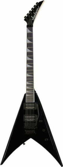 Jackson Pro Series King V KV Gloss Elektrische Gitarre Fliegendes V mit HH Tonabnehmerkonfiguration Schwarz