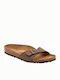 Birkenstock Madrid Birkibuc Women's Flat Sandals Anatomic Mocca 0040093