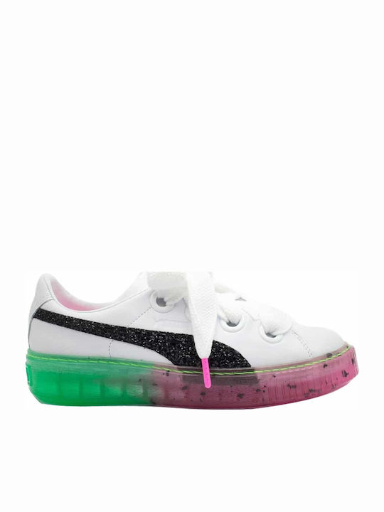 Candy Platform Damen Sneakers Weiß