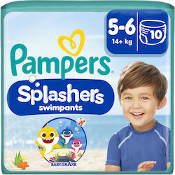Pampers Splashers No. 5 για 14+kg 10τμχ