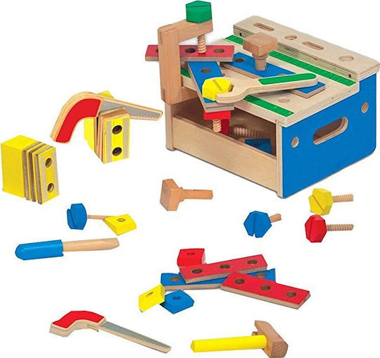 Melissa & Doug Kids Workbench made of Wood 32pcs