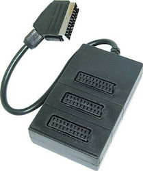 Αντάπτορας Scart σε 3 Scart Scart Splitter Αντάπτορας Scart σε 3 Scart Scart Splitter
