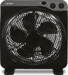 Gruppe KYT-12DII Ventilator Box Fan 60W Diametru 30cm Negru