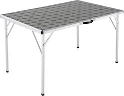Coleman Aluminum Foldable Table for Camping Large Silver