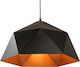 GloboStar Industrial Pendant Light Black Bell with Socket E27 25cm