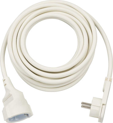 Brennenstuhl H05VV-F3G1.5 5m Extension Cable Cord 3x1.5mm²/5m White