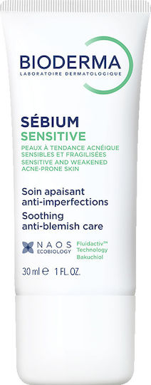Bioderma Sebium Sensitive Soothing Moisturizing Face Cream Against Blemishes for Acne-Prone Skin