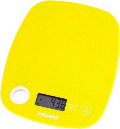 Mesko MS 3159 Ψηφιακή Ζυγαριά Κουζίνας έως 5kg Yellow