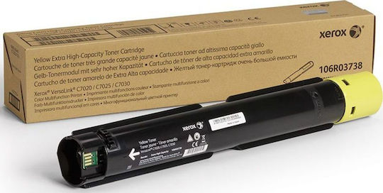 Xerox 106R03746 Γνήσιο Toner Laser Εκτυπωτή Κίτρινο High Capacity 5000 Σελίδων