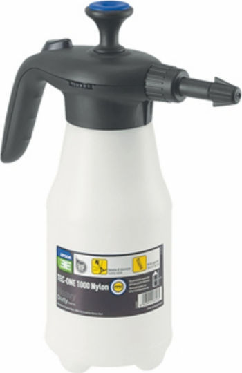 Epoca Delta Tec 2 1000 Nylon Ψεκαστήρας Προπιέσεως με Χωρητικότητα 1lt σε Λευκό χρώμα